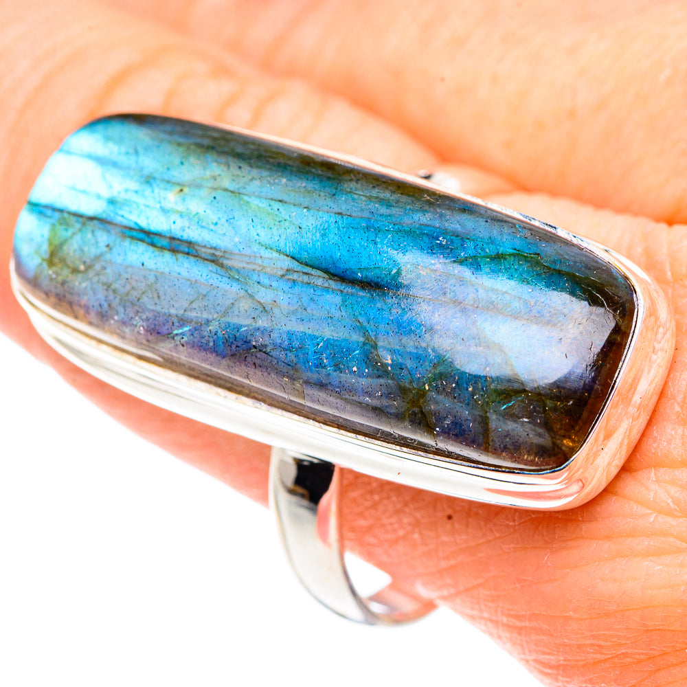 Labradorite Rings handcrafted by Anasilvercos - RING91208