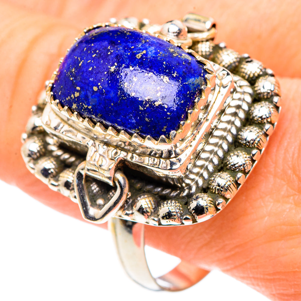 Lapis Lazuli Rings handcrafted by Anasilvercos - RING91249