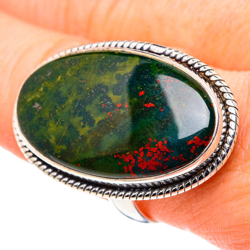 Bloodstone Rings handcrafted by Anasilvercos - RING91259