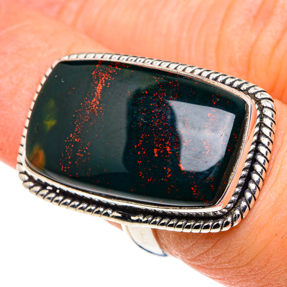 Bloodstone Rings handcrafted by Anasilvercos - RING91260