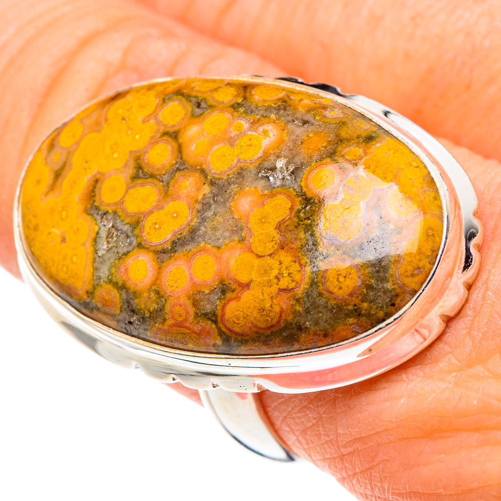 Ocean Jasper Rings handcrafted by Anasilvercos - RING91263