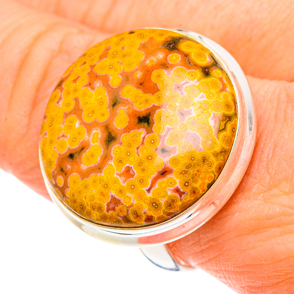 Ocean Jasper Rings handcrafted by Anasilvercos - RING91264