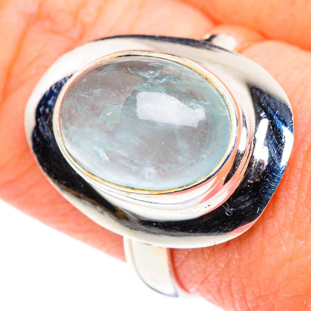 Aquamarine Rings handcrafted by Anasilvercos - RING91272
