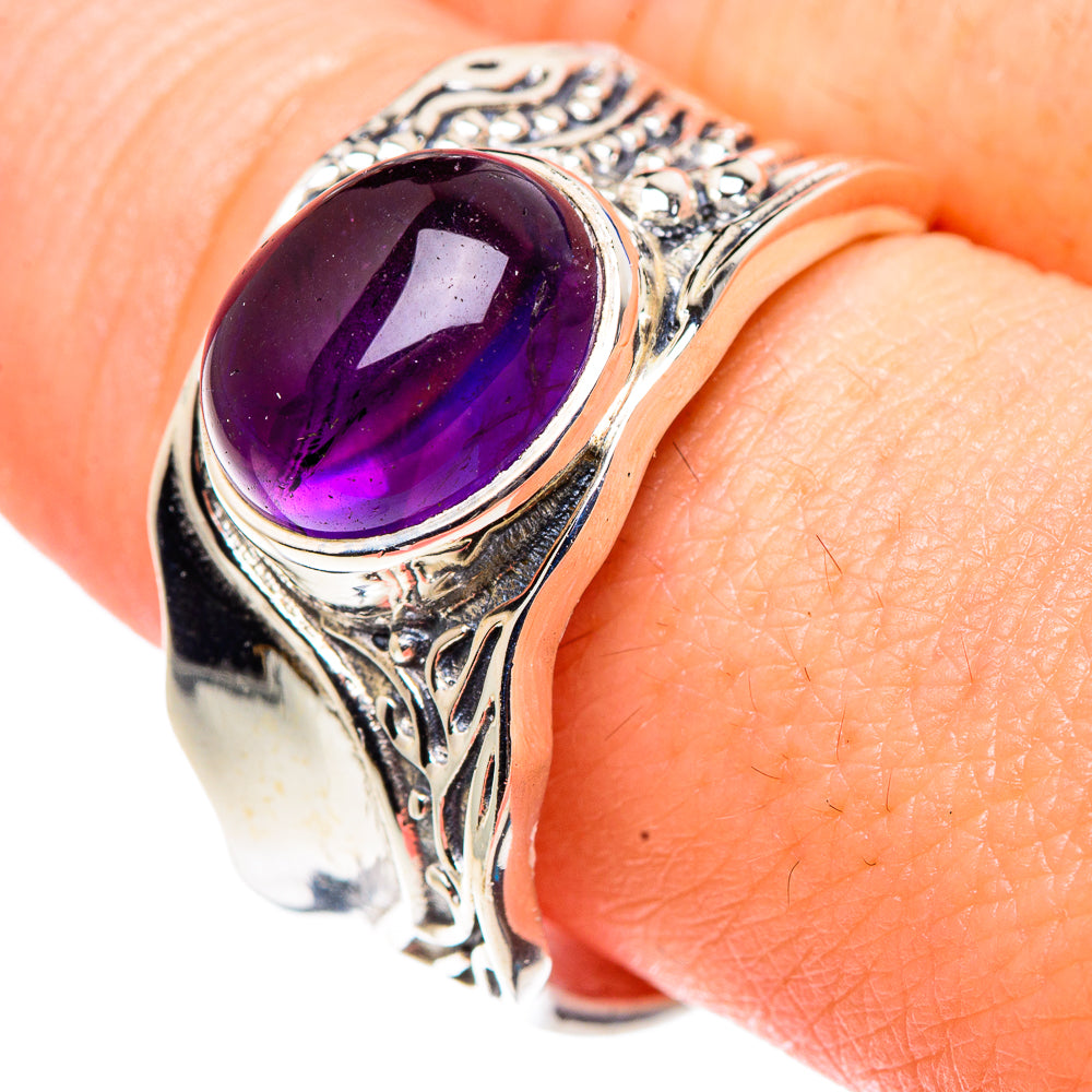 Amethyst Rings handcrafted by Anasilvercos - RING91284