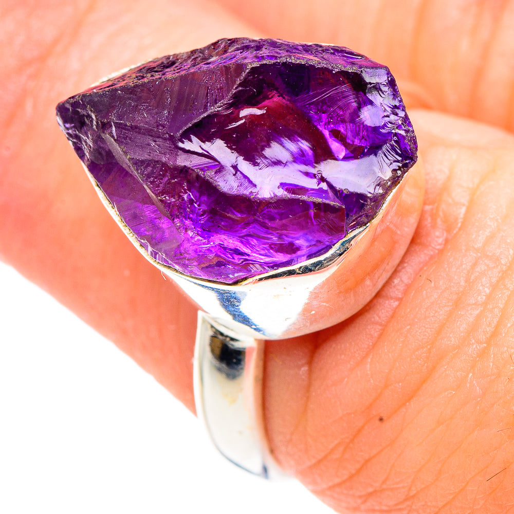 Amethyst Rings handcrafted by Anasilvercos - RING91285