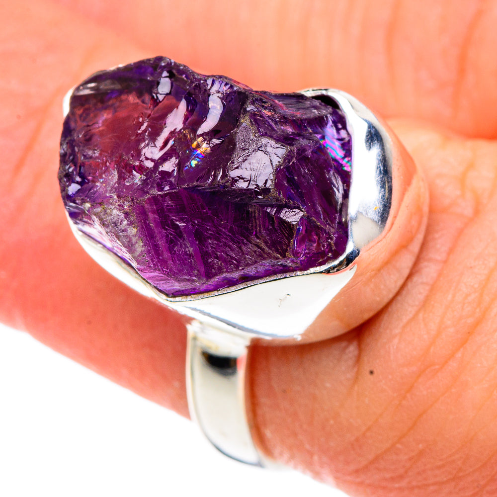 Amethyst Rings handcrafted by Anasilvercos - RING91314