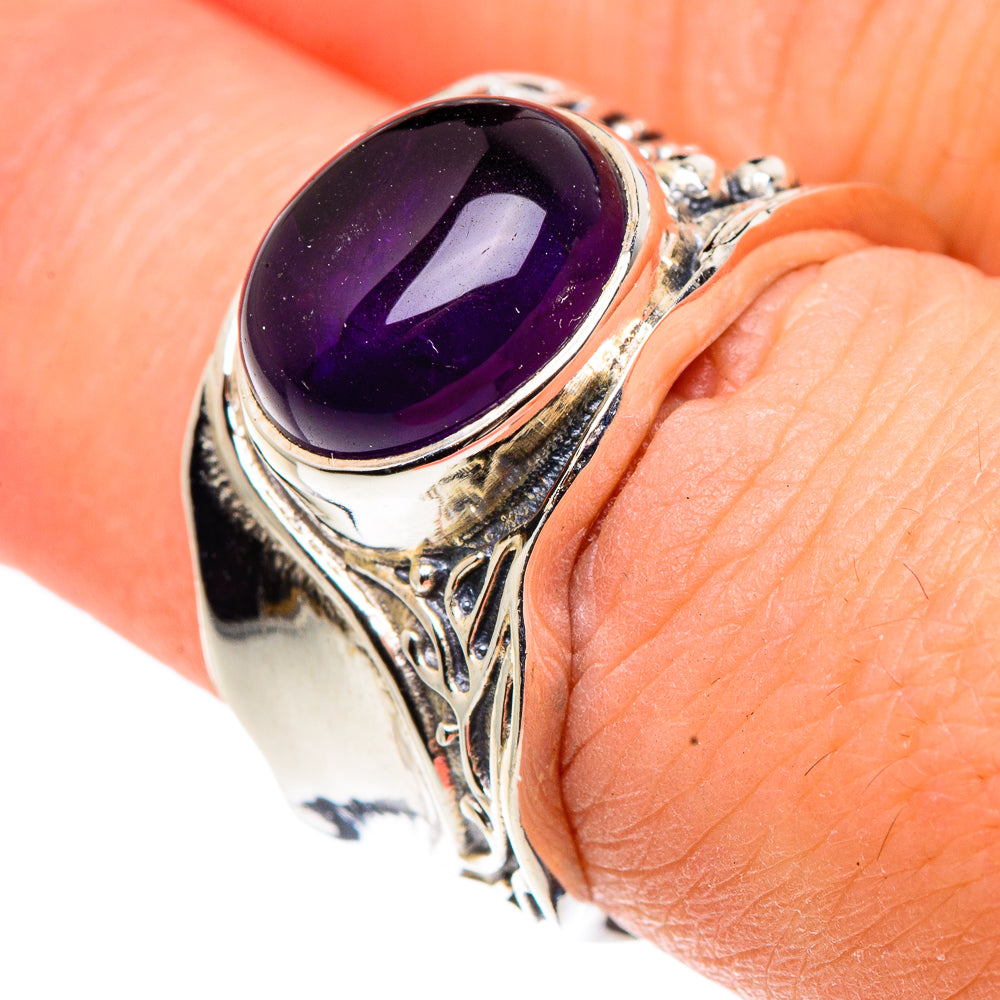 Amethyst Rings handcrafted by Anasilvercos - RING91340