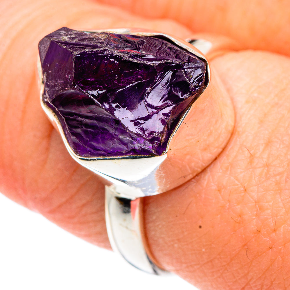 Amethyst Rings handcrafted by Anasilvercos - RING91341