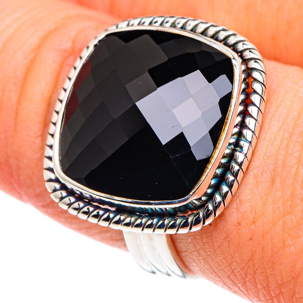 Black Onyx Rings handcrafted by Anasilvercos - RING91344
