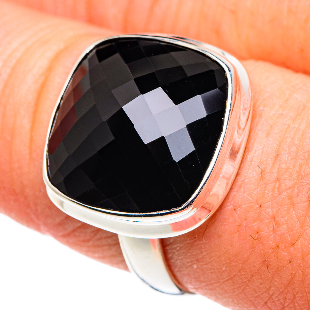Black Onyx Rings handcrafted by Anasilvercos - RING91345