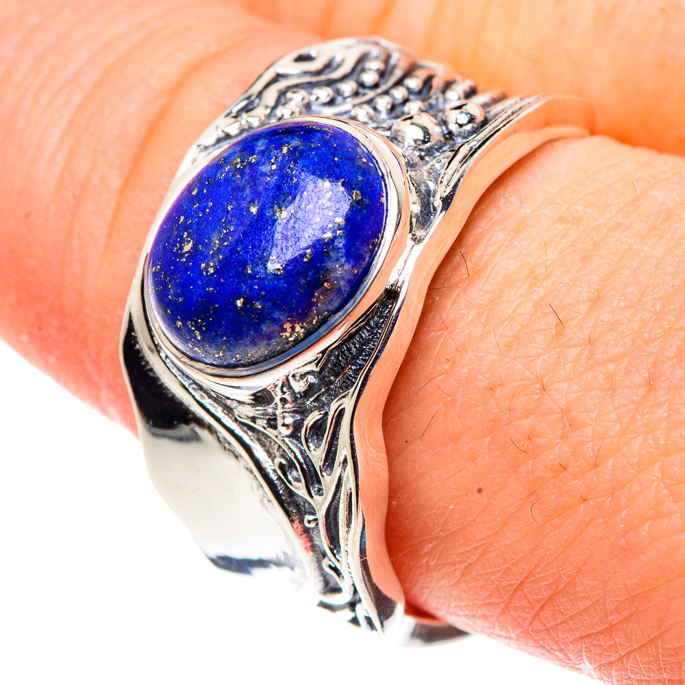 Lapis Lazuli Rings handcrafted by Anasilvercos - RING91349