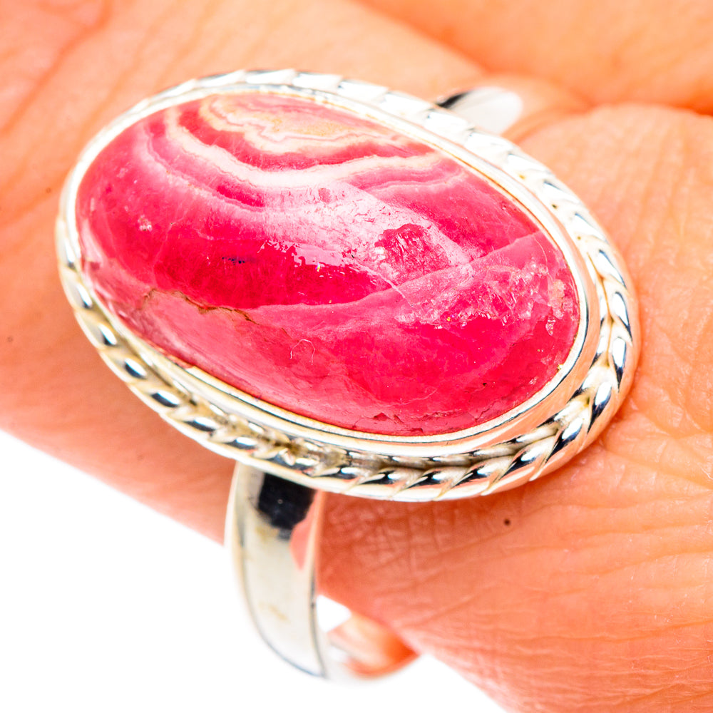 Rhodochrosite Rings handcrafted by Anasilvercos - RING91364
