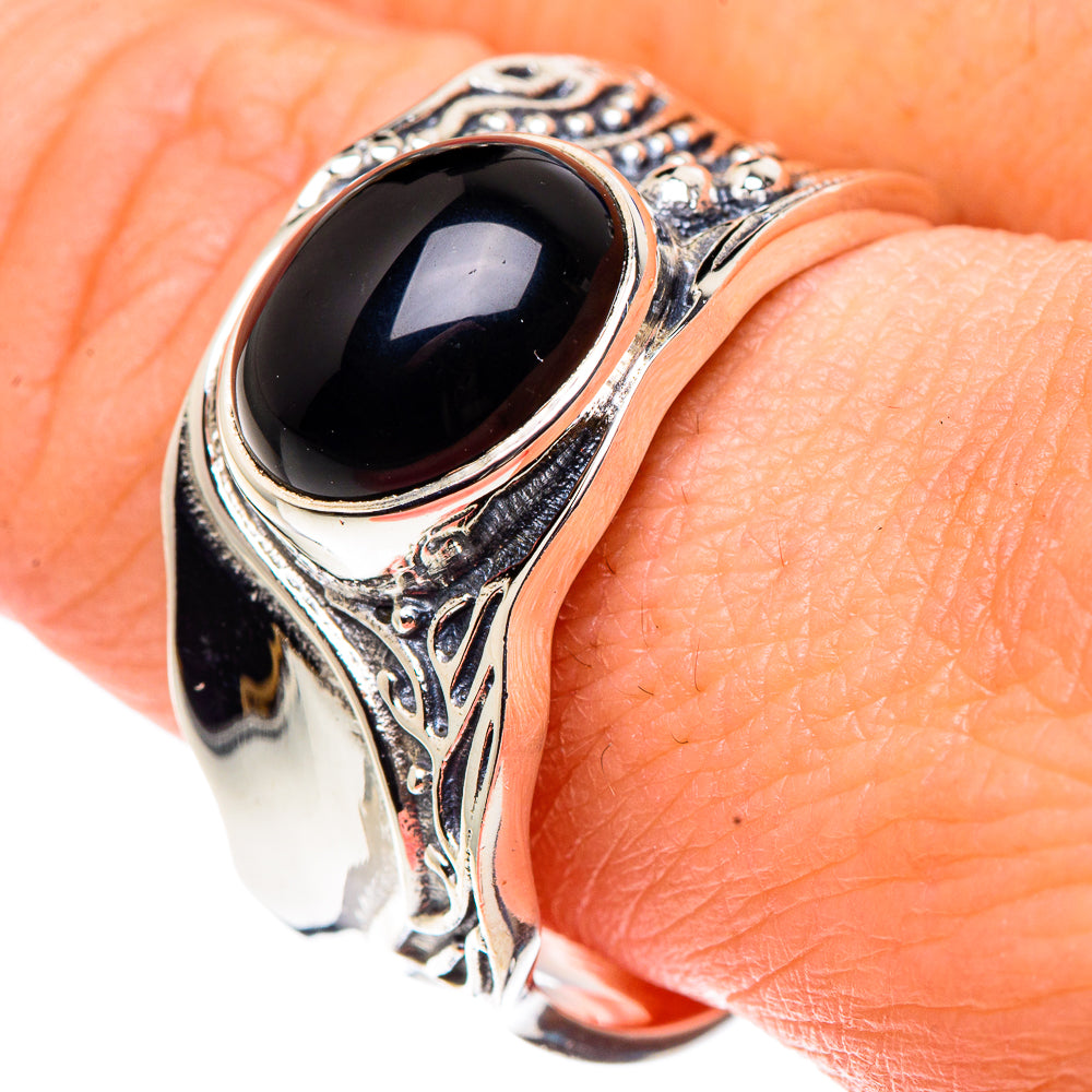 Black Onyx Rings handcrafted by Anasilvercos - RING91369