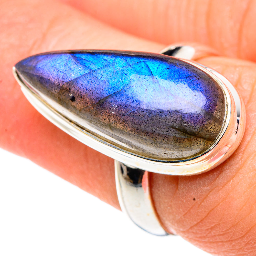 Labradorite Rings handcrafted by Anasilvercos - RING91376