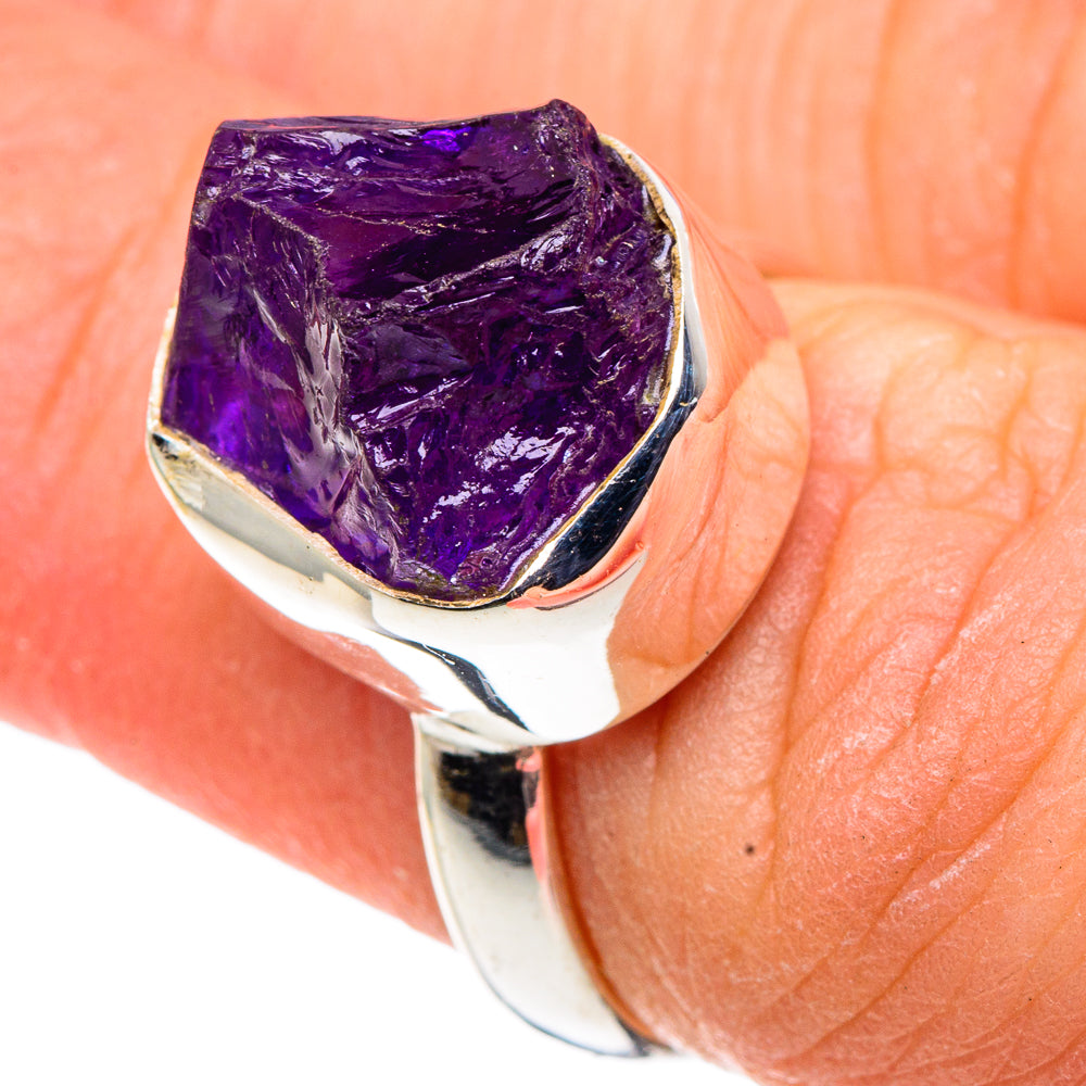 Amethyst Rings handcrafted by Anasilvercos - RING91390