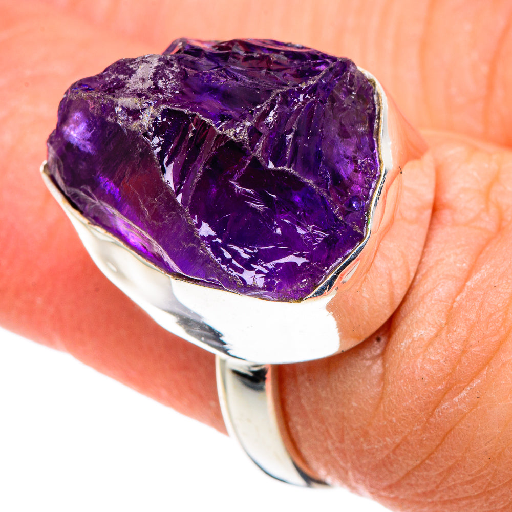 Amethyst Rings handcrafted by Anasilvercos - RING91392
