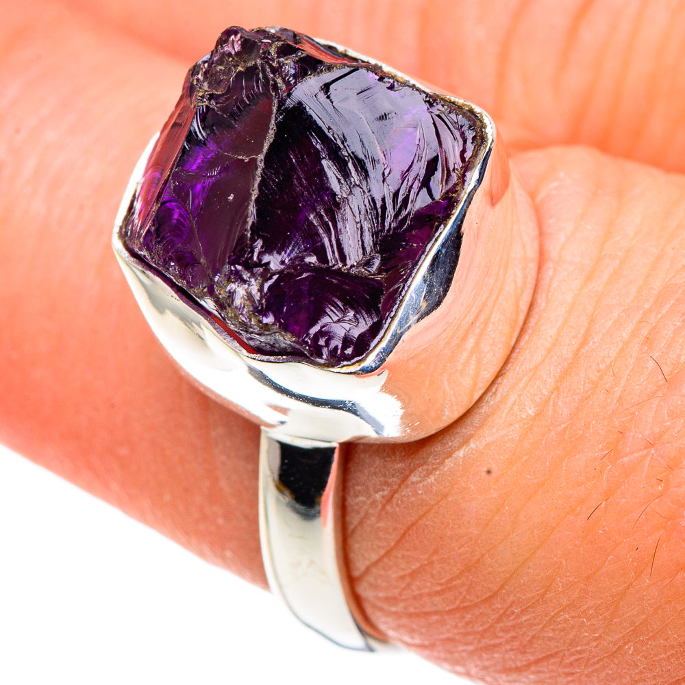 Amethyst Rings handcrafted by Anasilvercos - RING91464
