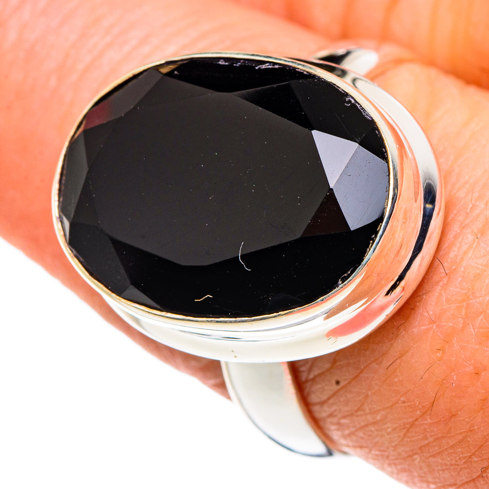 Black Onyx Rings handcrafted by Anasilvercos - RING91465