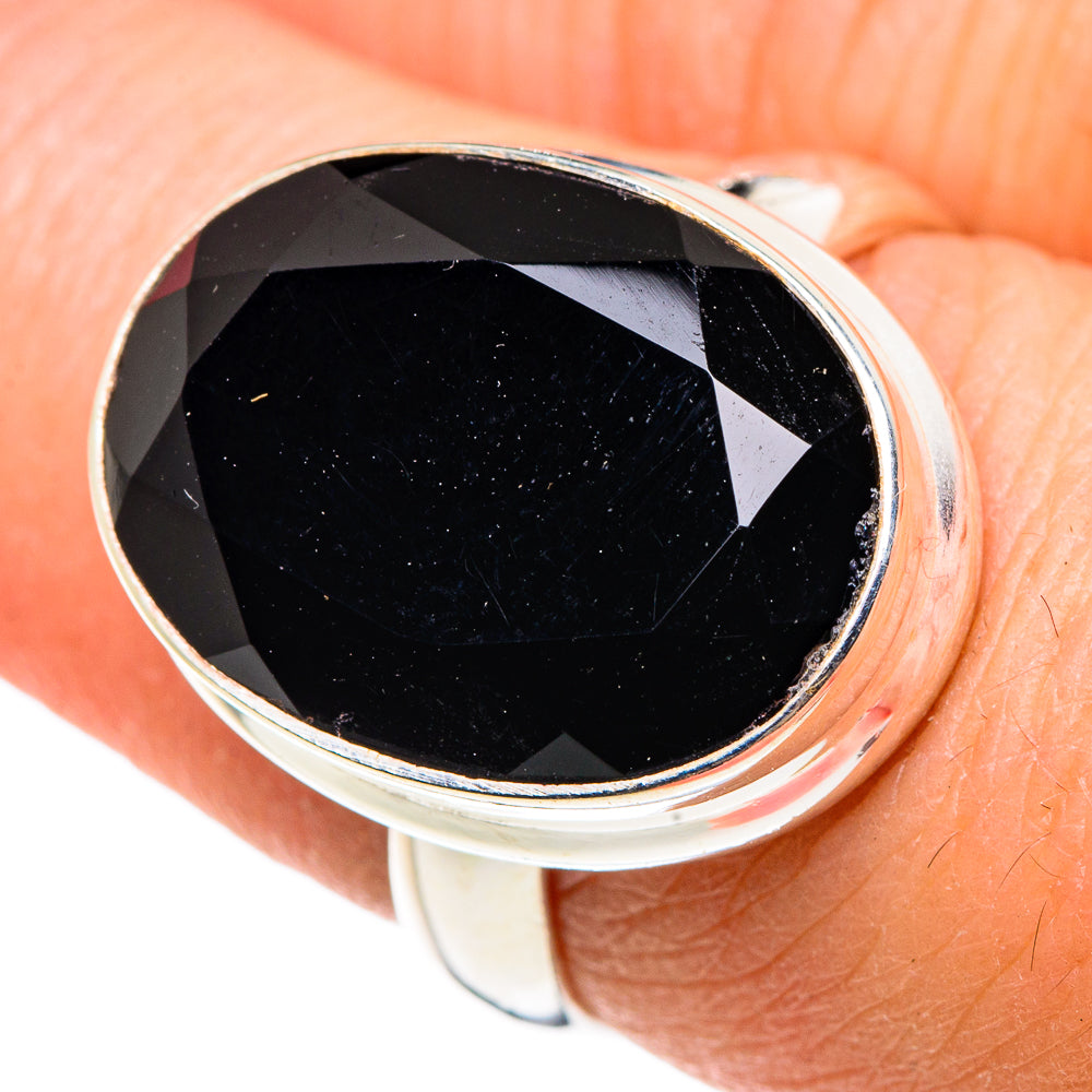 Black Onyx Rings handcrafted by Anasilvercos - RING91487