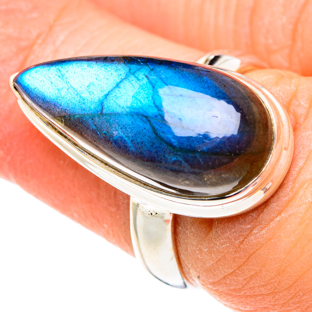 Labradorite Rings handcrafted by Anasilvercos - RING91490