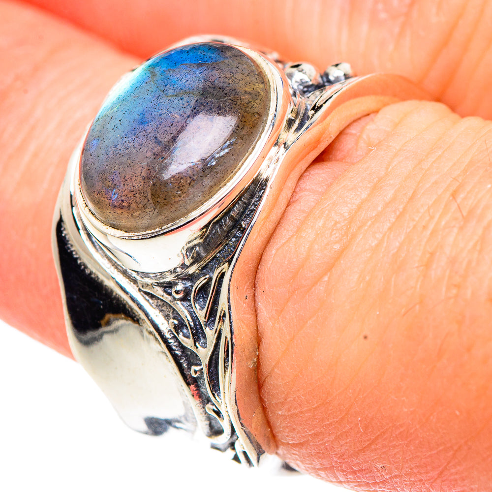 Labradorite Rings handcrafted by Anasilvercos - RING91526