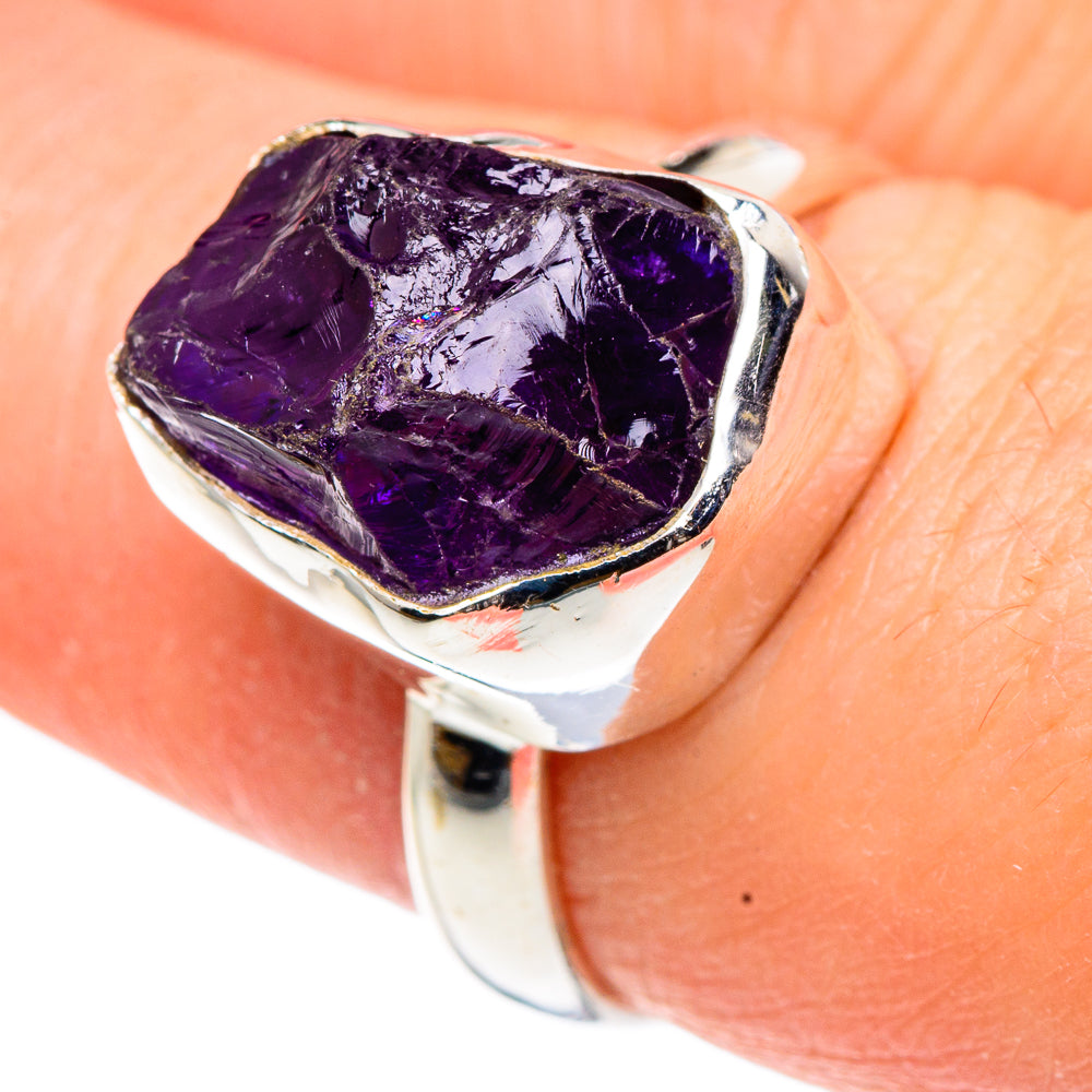 Amethyst Rings handcrafted by Anasilvercos - RING91533