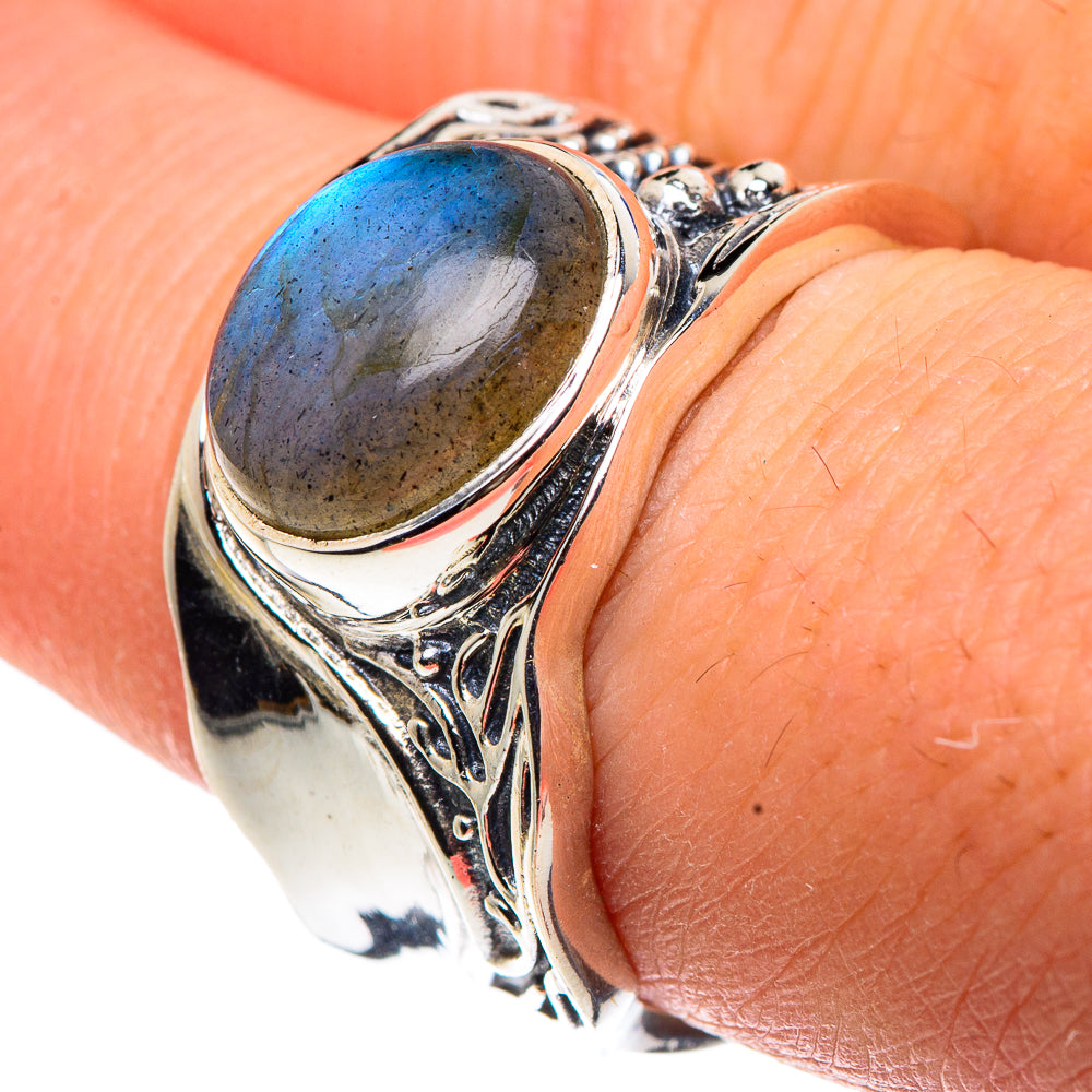 Labradorite Rings handcrafted by Anasilvercos - RING91538