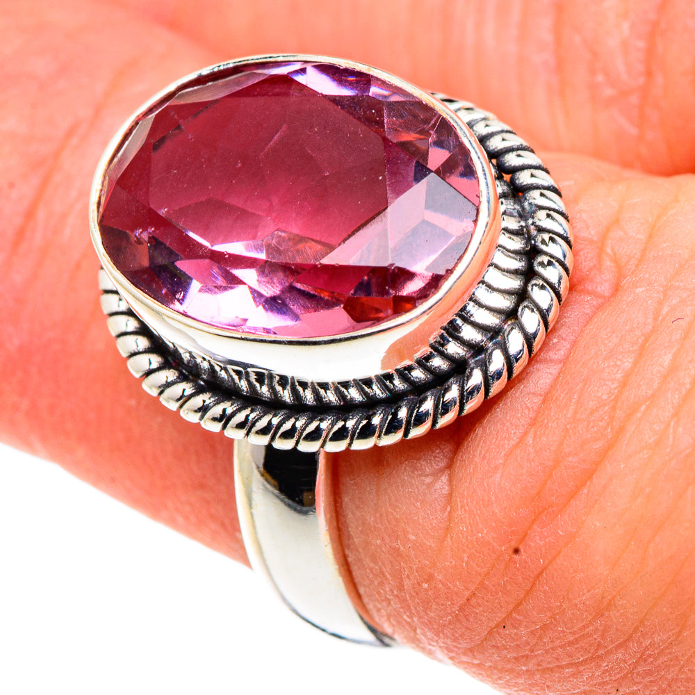 Color Change Alexandrite Rings handcrafted by Anasilvercos - RING91560