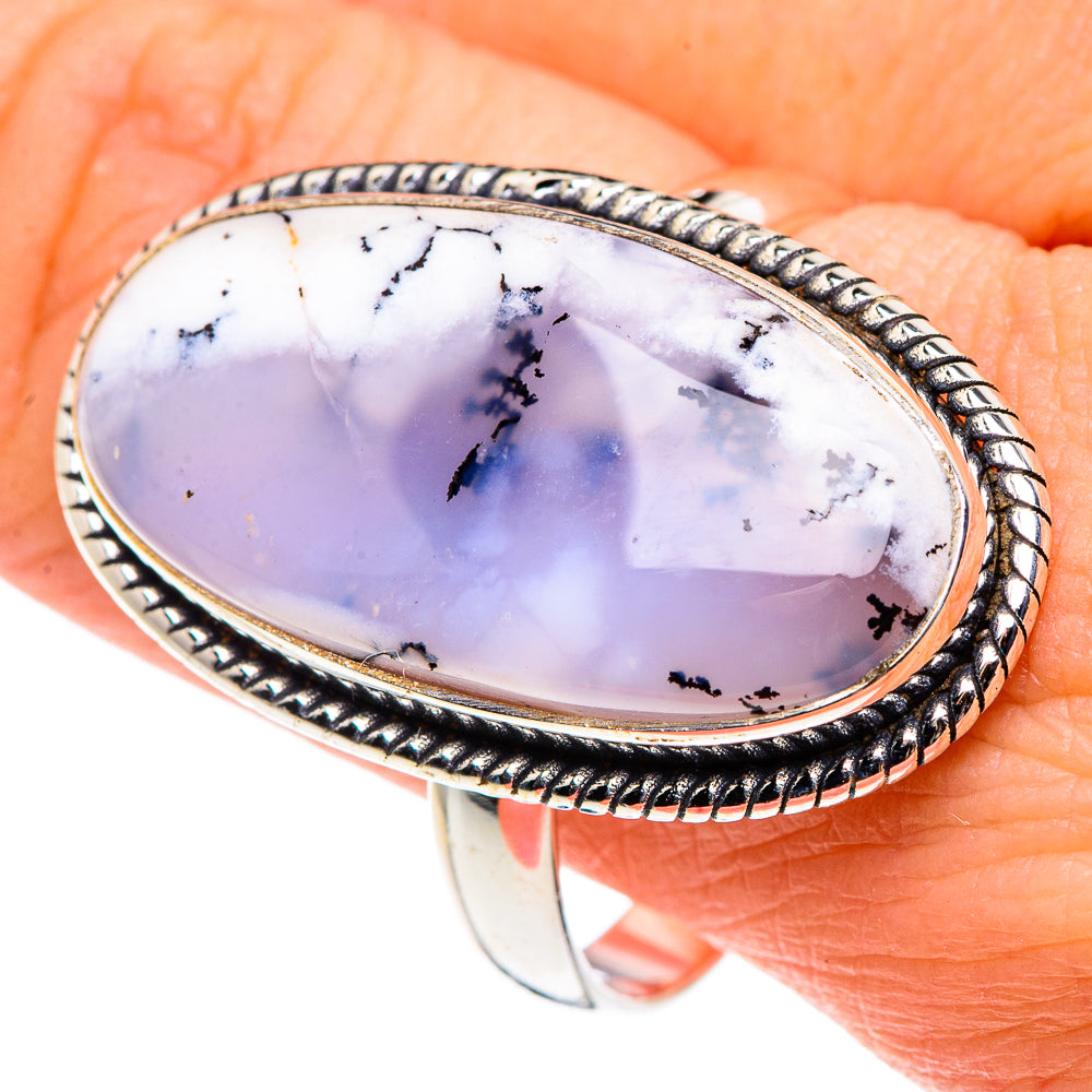 Dendritic Opal Rings handcrafted by Anasilvercos - RING91563