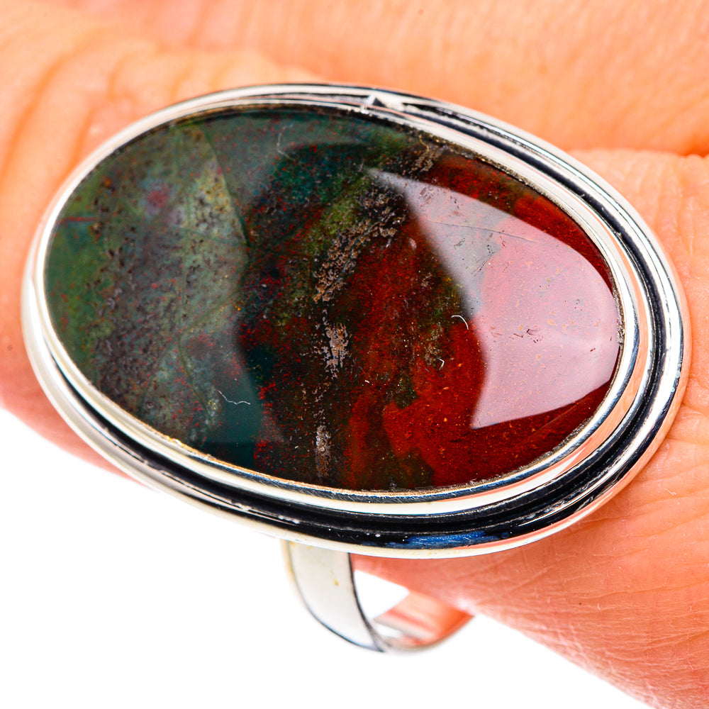 Bloodstone Rings handcrafted by Anasilvercos - RING91568