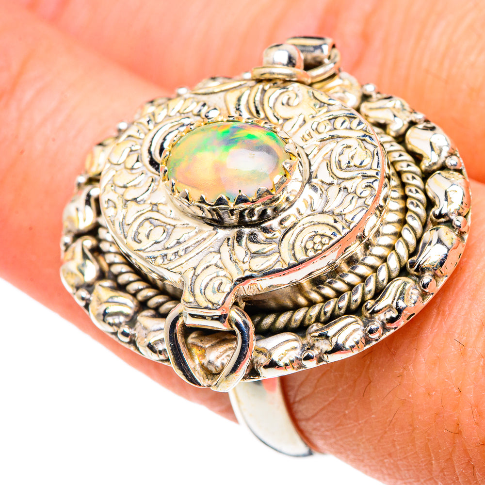 Ethiopian Opal Rings handcrafted by Anasilvercos - RING91570