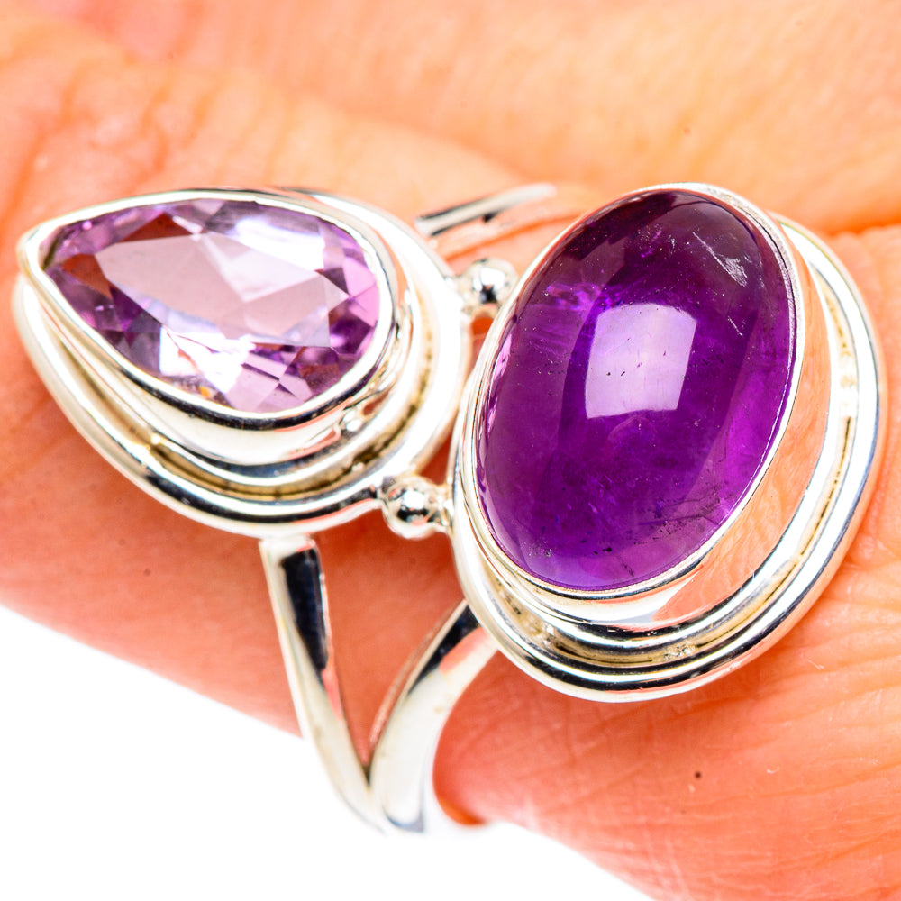 Amethyst Rings handcrafted by Anasilvercos - RING91599