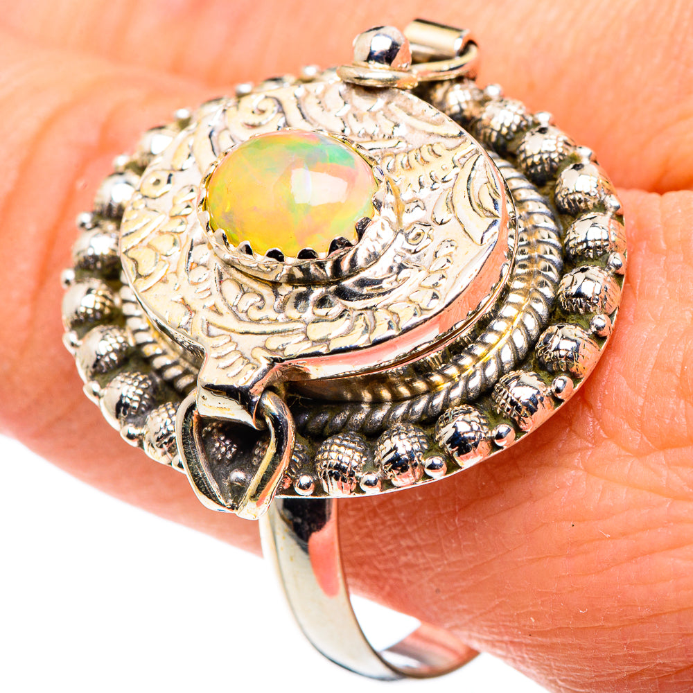 Ethiopian Opal Rings handcrafted by Anasilvercos - RING91609