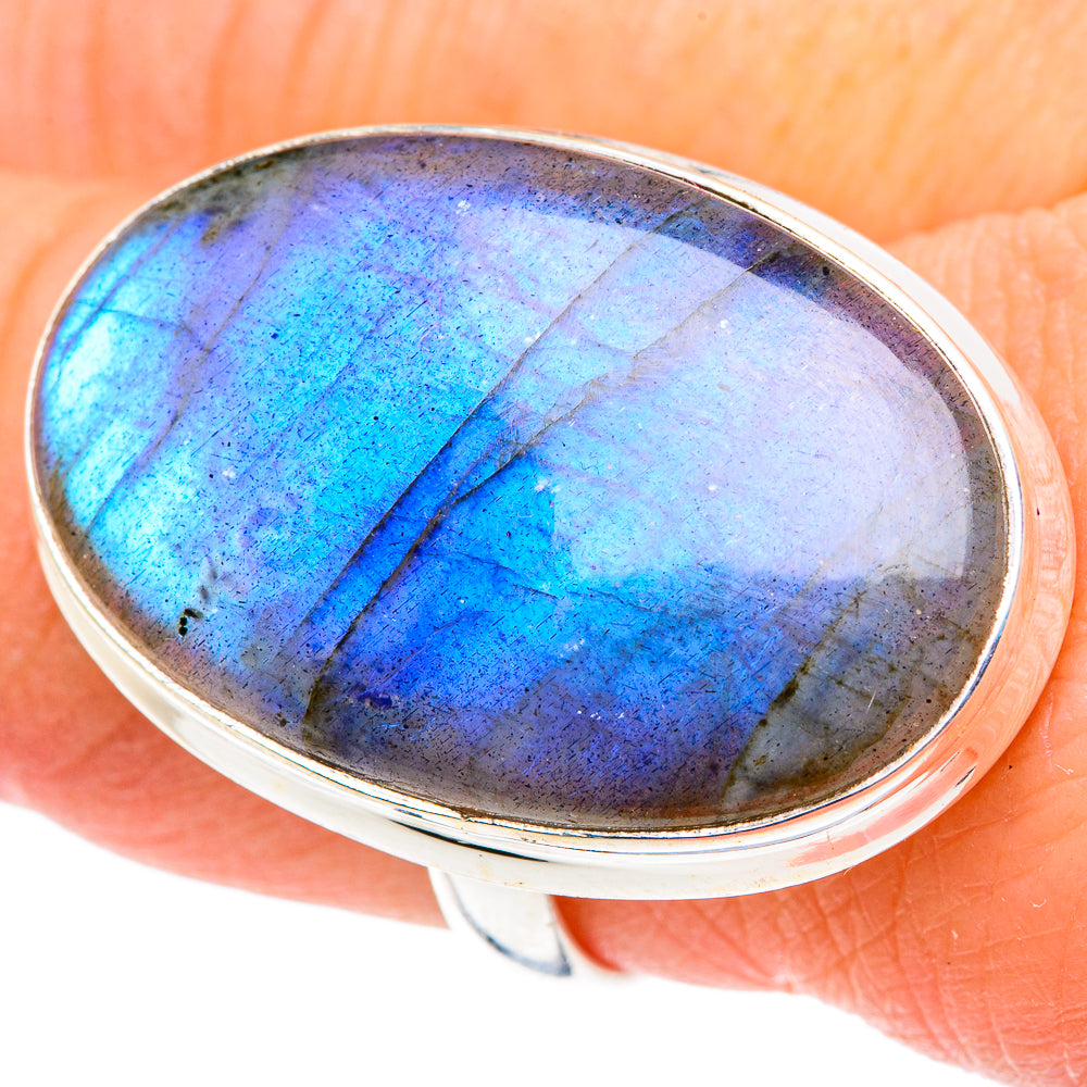 Labradorite Rings handcrafted by Anasilvercos - RING91611