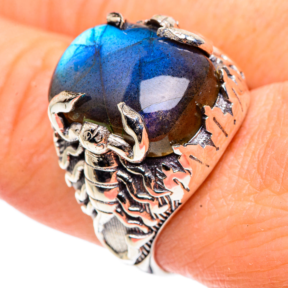 Labradorite Rings handcrafted by Anasilvercos - RING91614