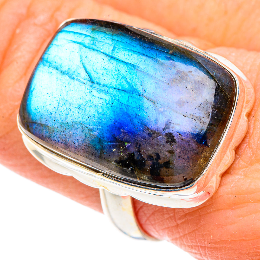 Labradorite Rings handcrafted by Anasilvercos - RING91615