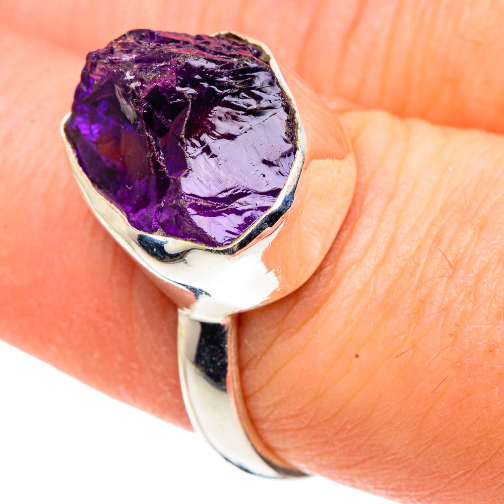 Amethyst Rings handcrafted by Anasilvercos - RING91627
