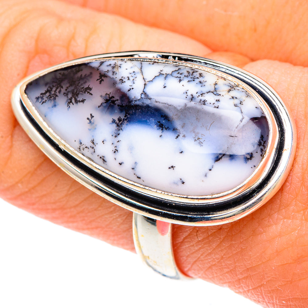 Dendritic Opal Rings handcrafted by Anasilvercos - RING91640