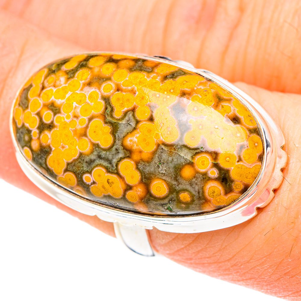 Ocean Jasper Rings handcrafted by Anasilvercos - RING91644