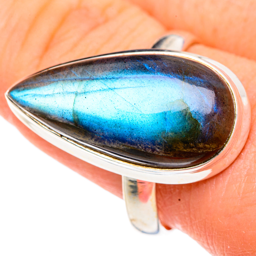 Labradorite Rings handcrafted by Anasilvercos - RING91649