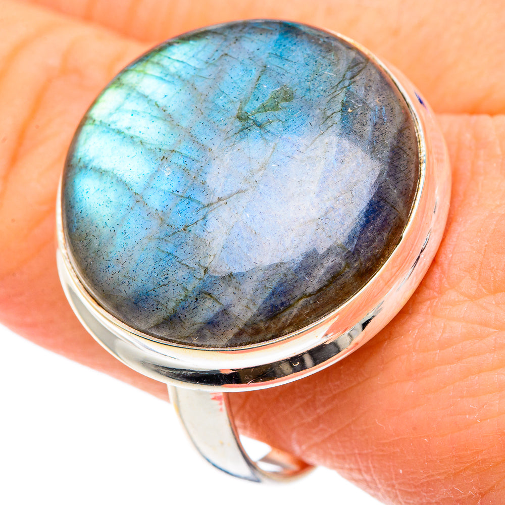 Labradorite Rings handcrafted by Anasilvercos - RING91650