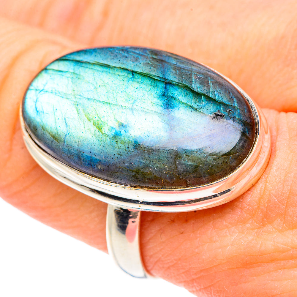 Labradorite Rings handcrafted by Anasilvercos - RING91655