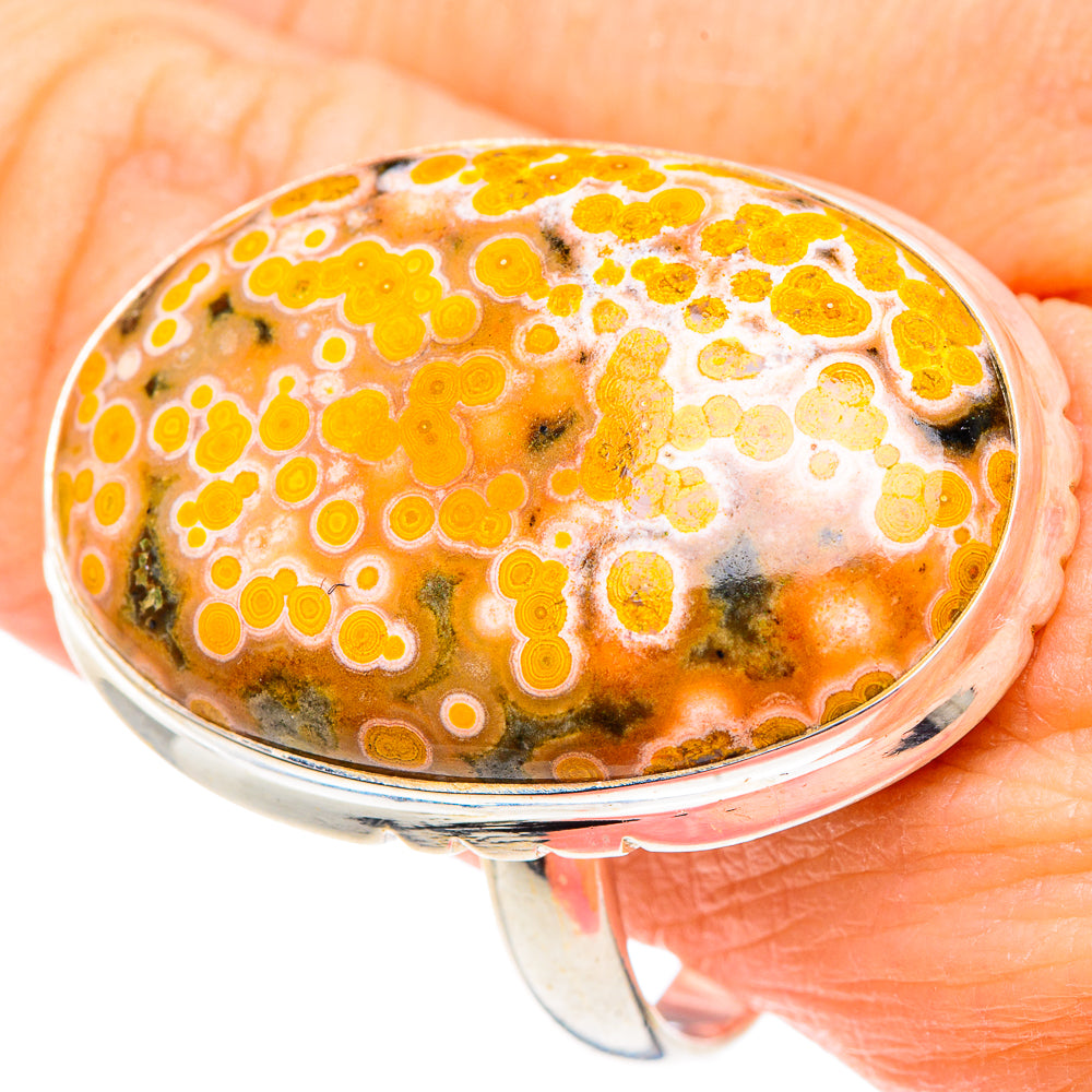 Ocean Jasper Rings handcrafted by Anasilvercos - RING91663