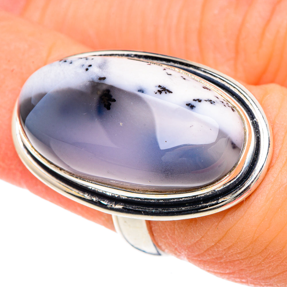 Dendritic Opal Rings handcrafted by Anasilvercos - RING91681