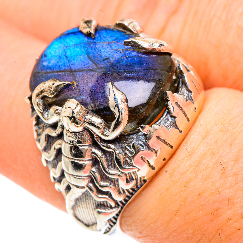 Labradorite Rings handcrafted by Anasilvercos - RING91691