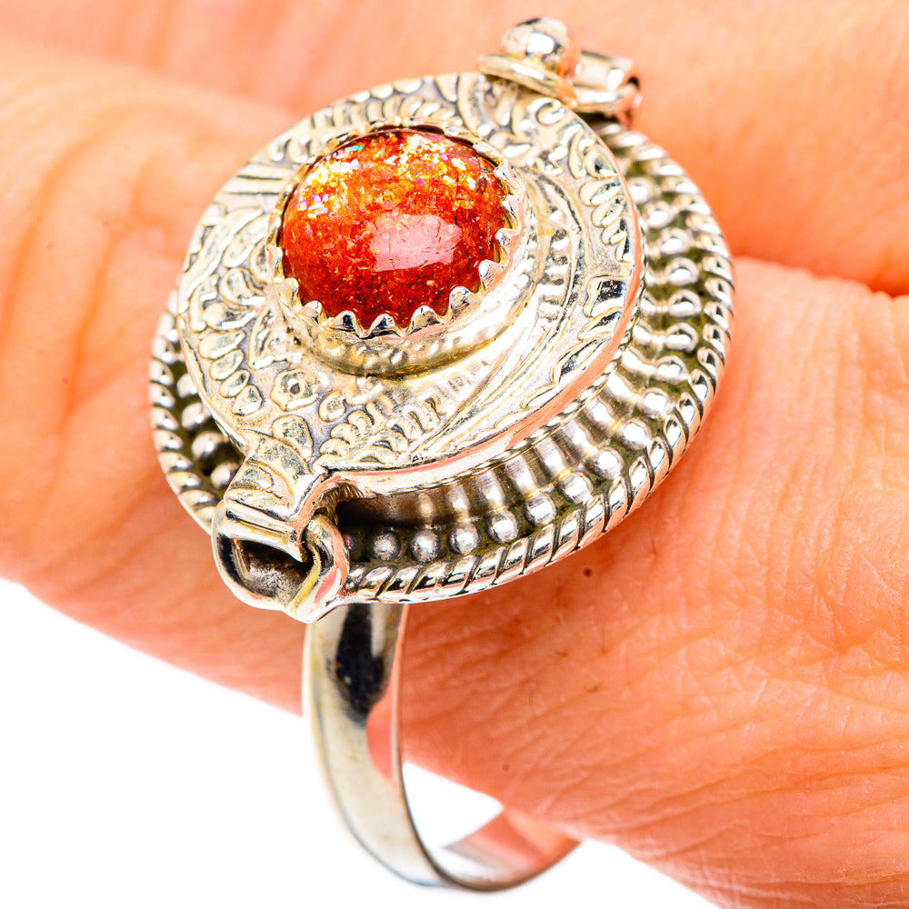 Sunstone Rings handcrafted by Anasilvercos - RING91701