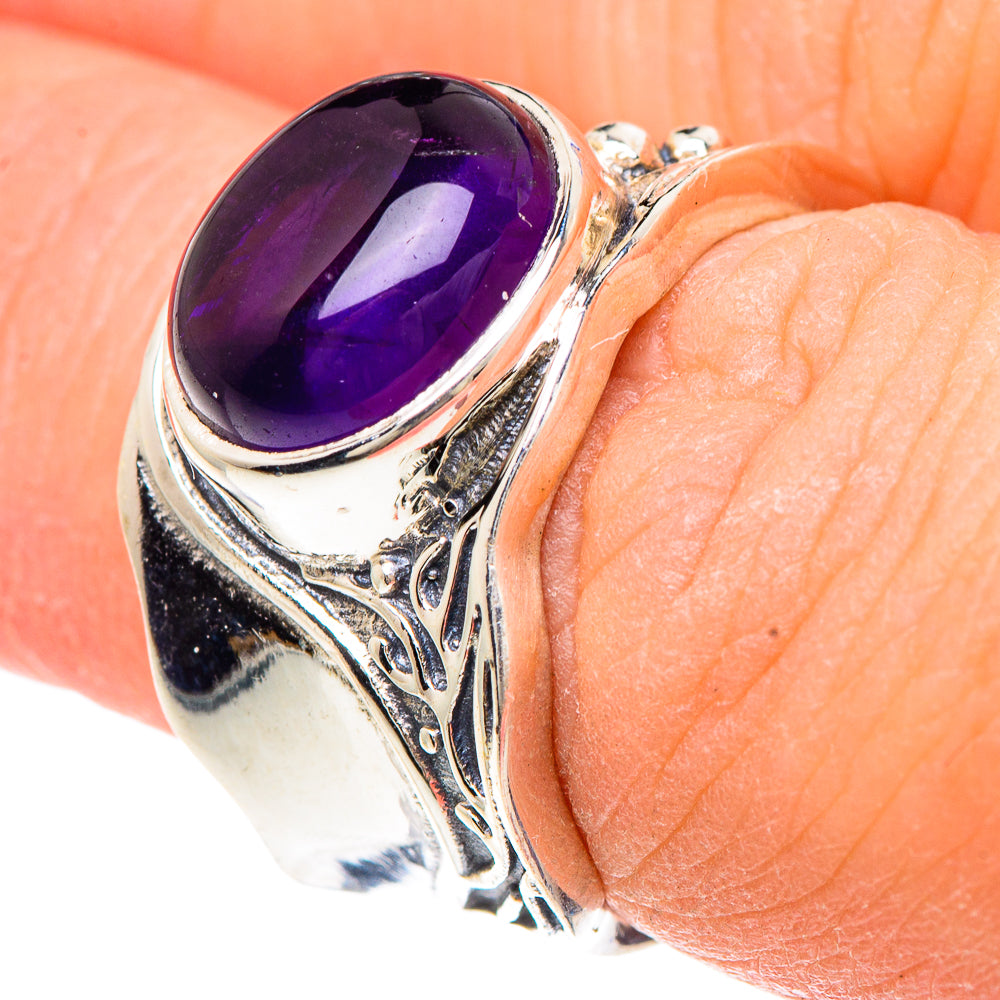 Amethyst Rings handcrafted by Anasilvercos - RING91704