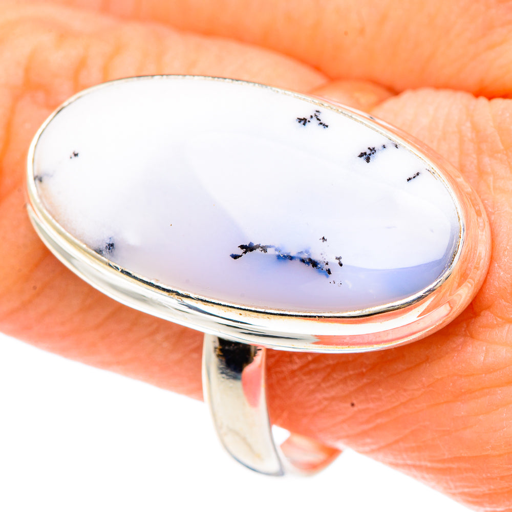 Dendritic Opal Rings handcrafted by Anasilvercos - RING91709