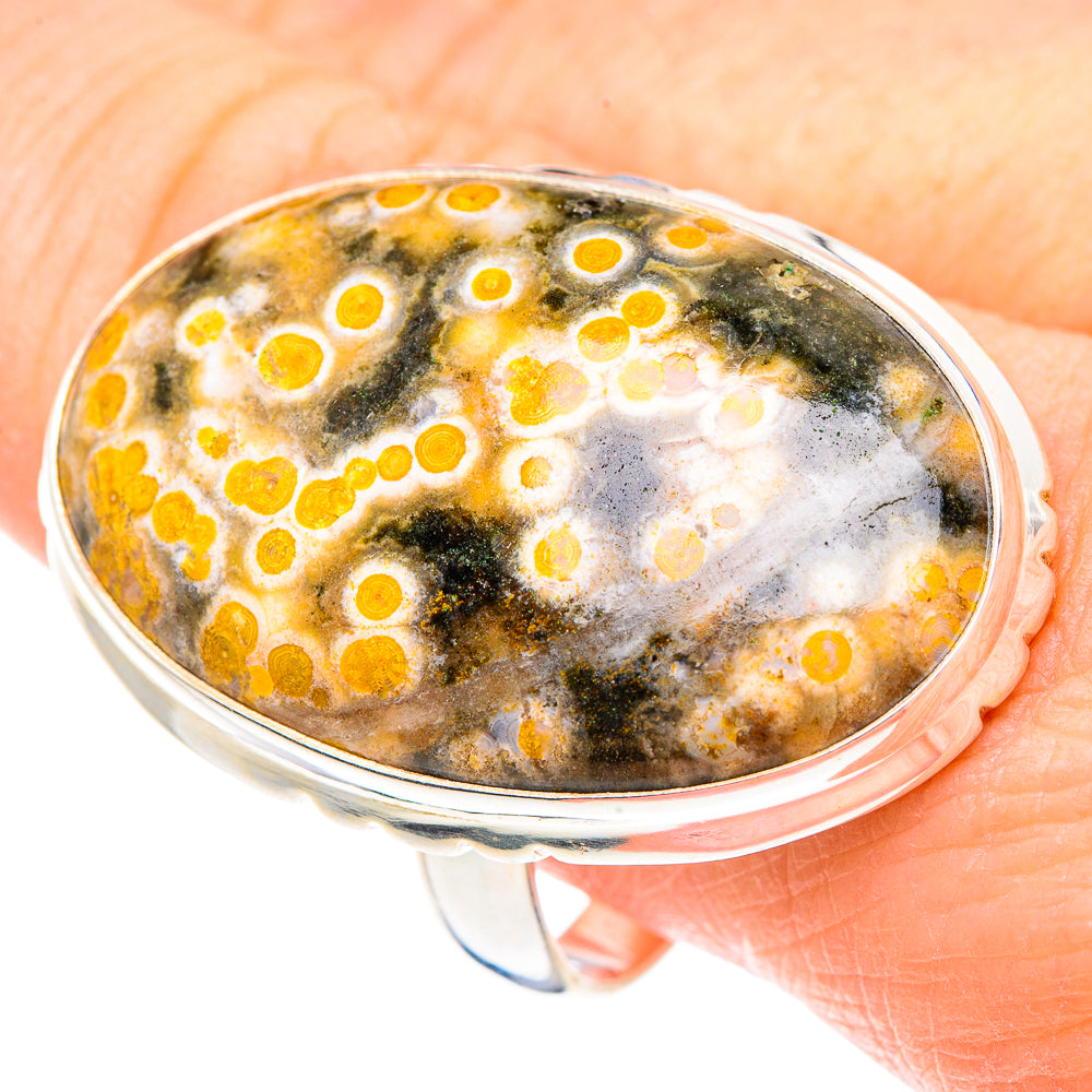 Ocean Jasper Rings handcrafted by Anasilvercos - RING91719