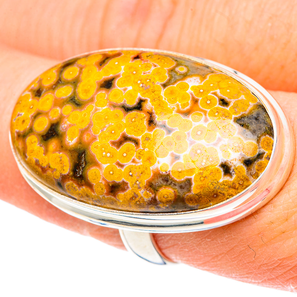 Ocean Jasper Rings handcrafted by Anasilvercos - RING91723